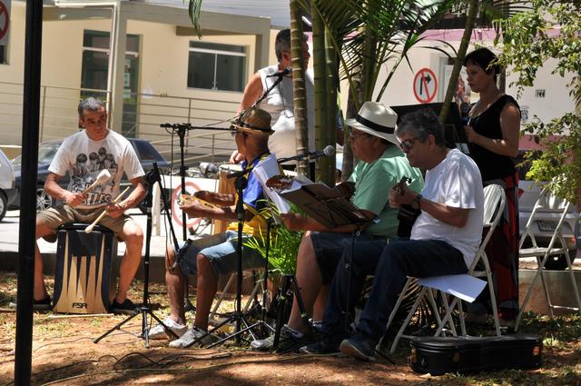 Música na feira display